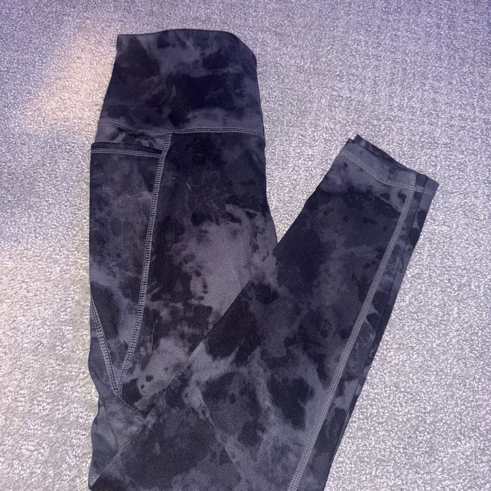 Danskin Charcoal Tie-Dye Leggings